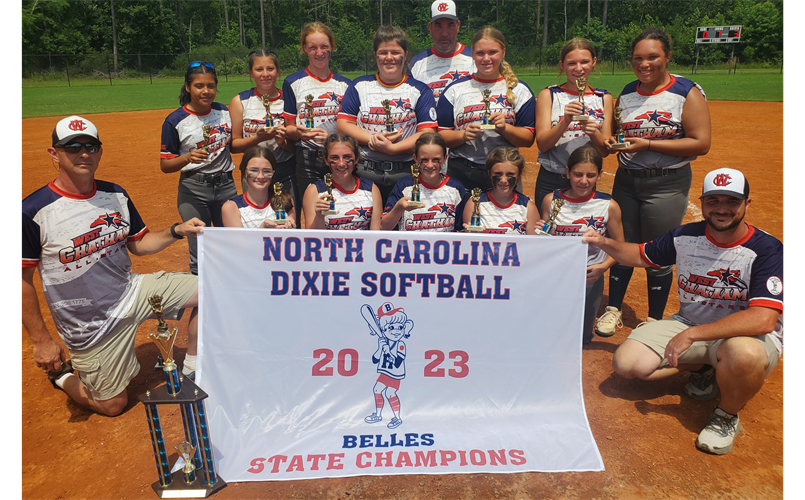 2023 NC Dixie Softball Belles State Champs