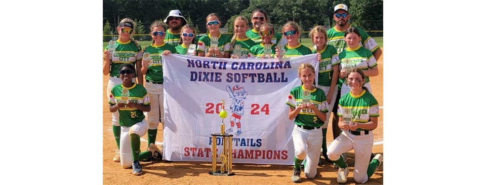 2024 NC Dixie Softball Ponytails Traditional State Champs