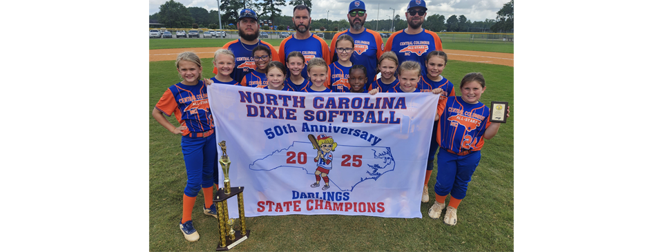 2025 NC Dixie Softball Darlings State Champs