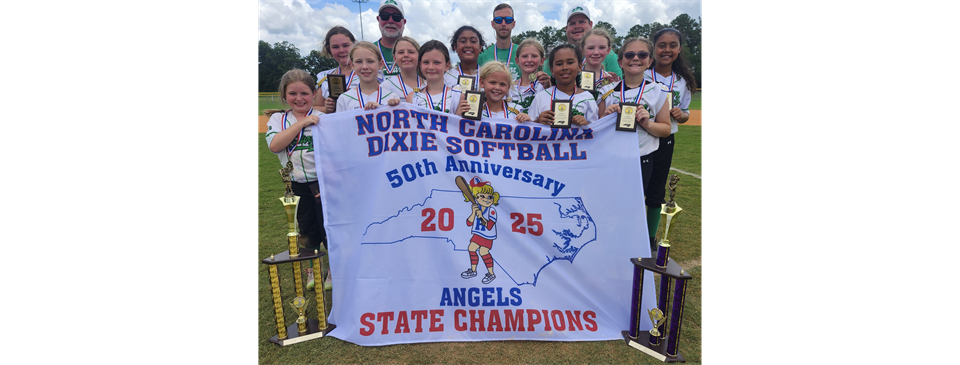 2025 NC Dixie Softball Angels Tr. State Champs & World Series Runner up 